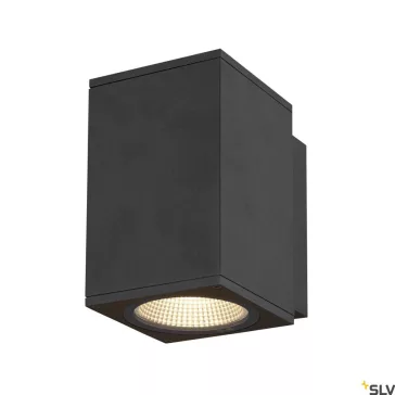   ENOLA SQUARE M LED antracit IP65 10W 3000/4000K kültéri fali lámpa