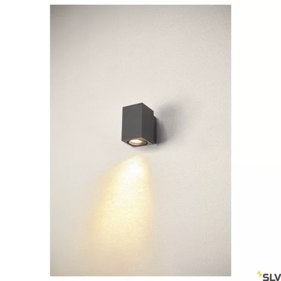 ENOLA SQUARE M LED antracit IP65 10W 3000/4000K kültéri fali lámpa
