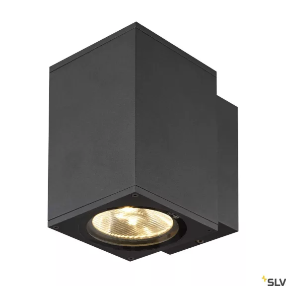 ENOLA SQUARE M LED antracit IP65 10W 3000/4000K kültéri fali lámpa