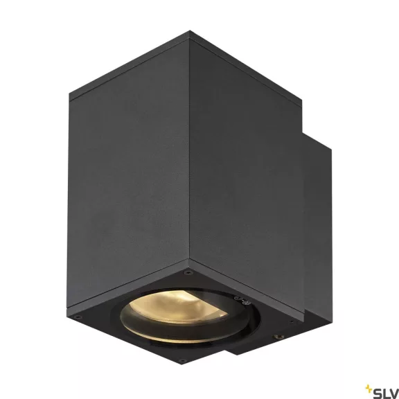 ENOLA SQUARE M LED antracit IP65 10W 3000/4000K kültéri fali lámpa