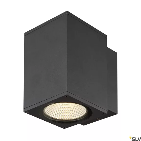 ENOLA SQUARE M LED antracit IP65 10W 3000/4000K kültéri fali lámpa