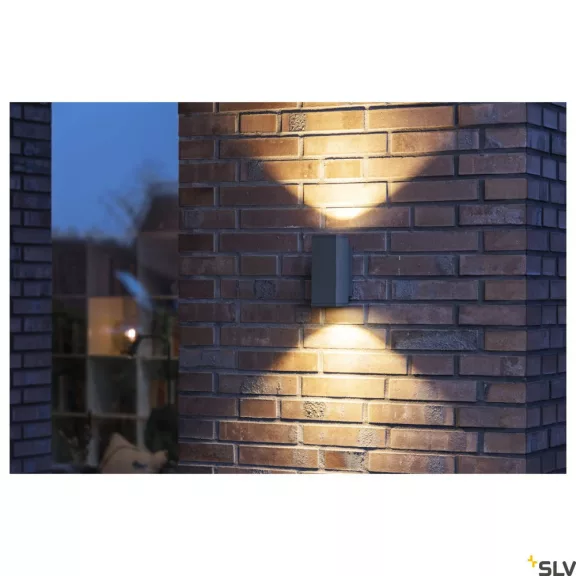 ENOLA SQUARE UP-DOWN S LED antracit IP65 7W 3000/4000K kültéri fali lámpa