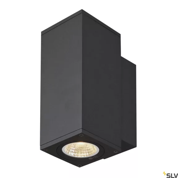 ENOLA SQUARE UP-DOWN S LED antracit IP65 7W 3000/4000K kültéri fali lámpa