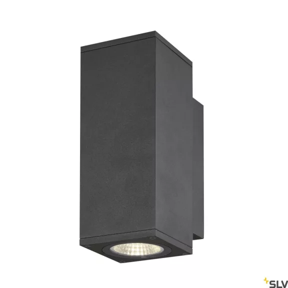ENOLA SQUARE UP-DOWN S LED antracit IP65 7W 3000/4000K kültéri fali lámpa