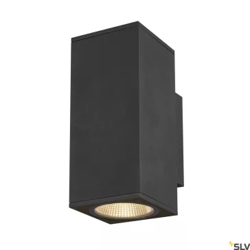   ENOLA SQUARE UP-DOWN M LED antracit IP65 19W 3000/4000K kültéri fali lámpa