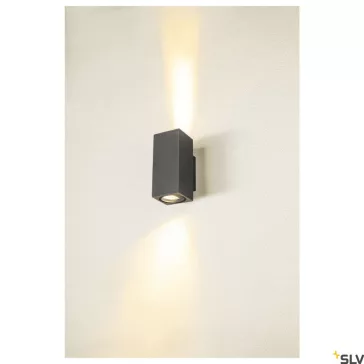   ENOLA SQUARE UP-DOWN M LED antracit IP65 19W 3000/4000K kültéri fali lámpa
