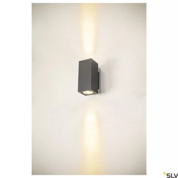 ENOLA SQUARE UP-DOWN M LED antracit IP65 19W 3000/4000K kültéri fali lámpa