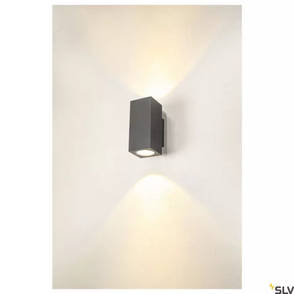 ENOLA SQUARE UP-DOWN M LED antracit IP65 19W 3000/4000K kültéri fali lámpa