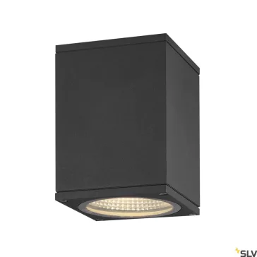   ENOLA SQUARE S LED antracit IP65 9W 3000/4000K kültéri mennyezeti lámpa