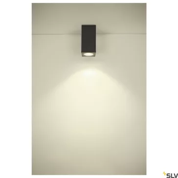   ENOLA SQUARE S LED antracit IP65 9W 3000/4000K kültéri mennyezeti lámpa