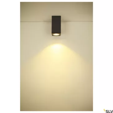  ENOLA SQUARE S LED antracit IP65 9W 3000/4000K kültéri mennyezeti lámpa