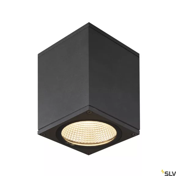 ENOLA SQUARE S LED antracit IP65 9W 3000/4000K kültéri mennyezeti lámpa