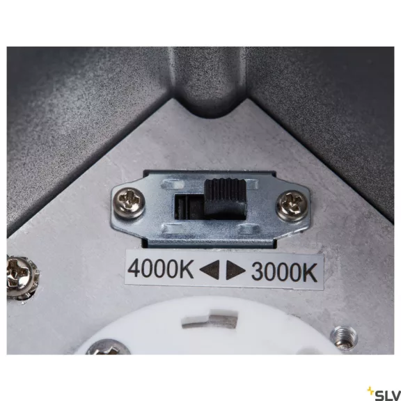 ENOLA SQUARE S LED antracit IP65 9W 3000/4000K kültéri mennyezeti lámpa