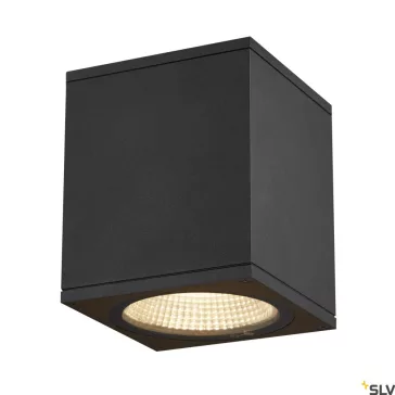   ENOLA SQUARE M LED antracit IP65 10W 3000/4000K kültéri mennyezeti lámpa