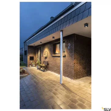   ENOLA SQUARE M LED antracit IP65 10W 3000/4000K kültéri mennyezeti lámpa