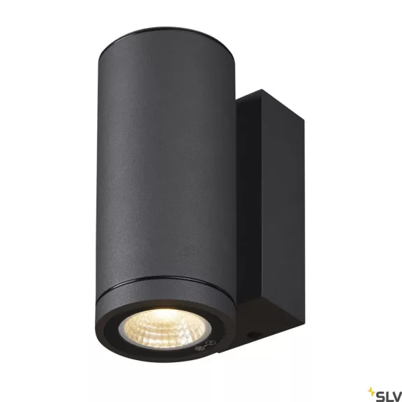 ENOLA ROUND S LED antracit IP65 6W 3000/4000K kültéri fali lámpa