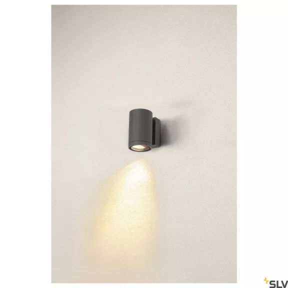 ENOLA ROUND M LED antracit IP65 10W 3000/4000K kültéri fali lámpa