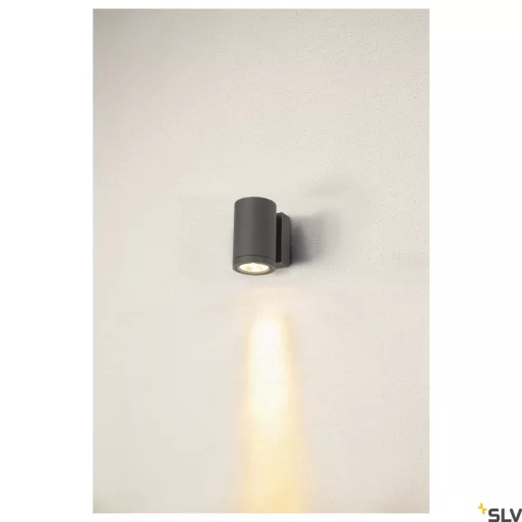 ENOLA ROUND M LED antracit IP65 10W 3000/4000K kültéri fali lámpa