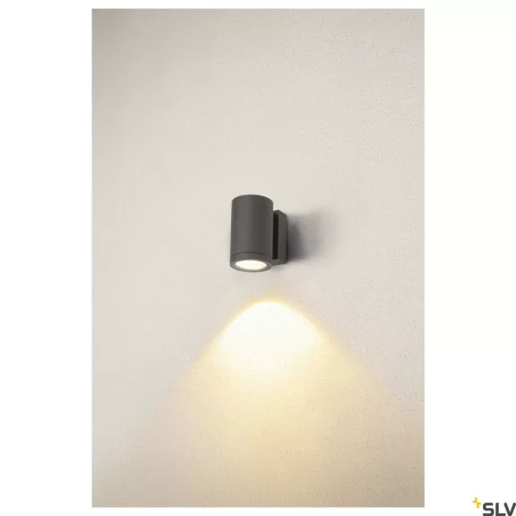 ENOLA ROUND M LED antracit IP65 10W 3000/4000K kültéri fali lámpa