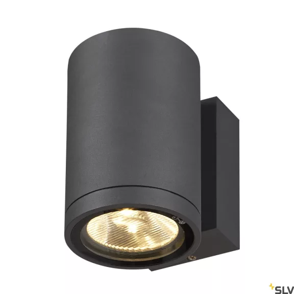 ENOLA ROUND M LED antracit IP65 10W 3000/4000K kültéri fali lámpa