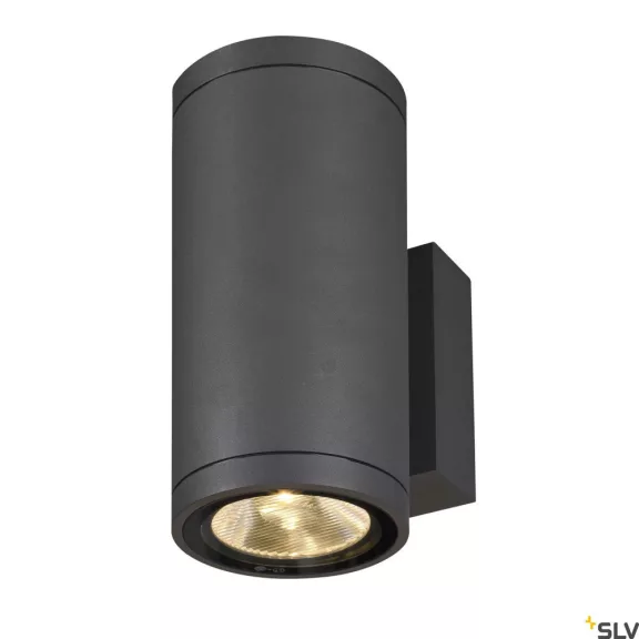 ENOLA ROUND UP-DOWN M LED antracit IP65 19W 3000/4000K kültéri fali lámpa