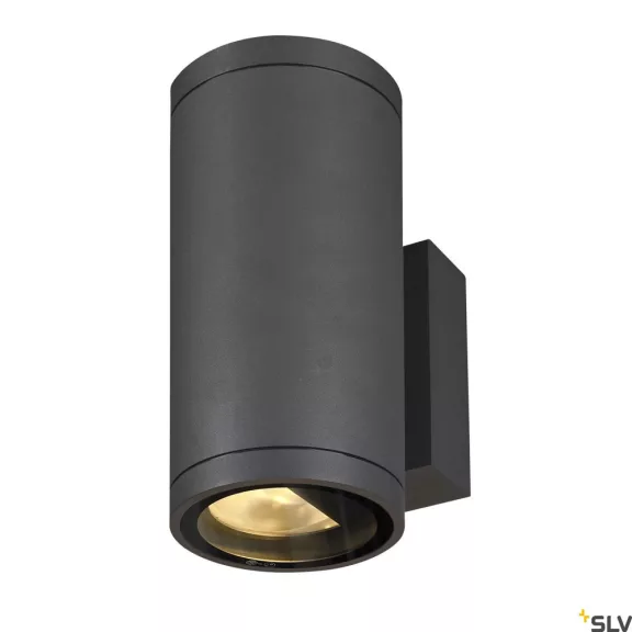 ENOLA ROUND UP-DOWN M LED antracit IP65 19W 3000/4000K kültéri fali lámpa