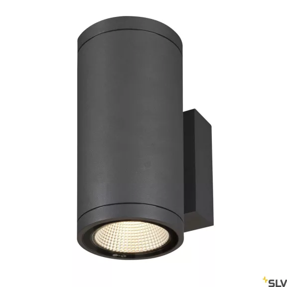 ENOLA ROUND UP-DOWN M LED antracit IP65 19W 3000/4000K kültéri fali lámpa