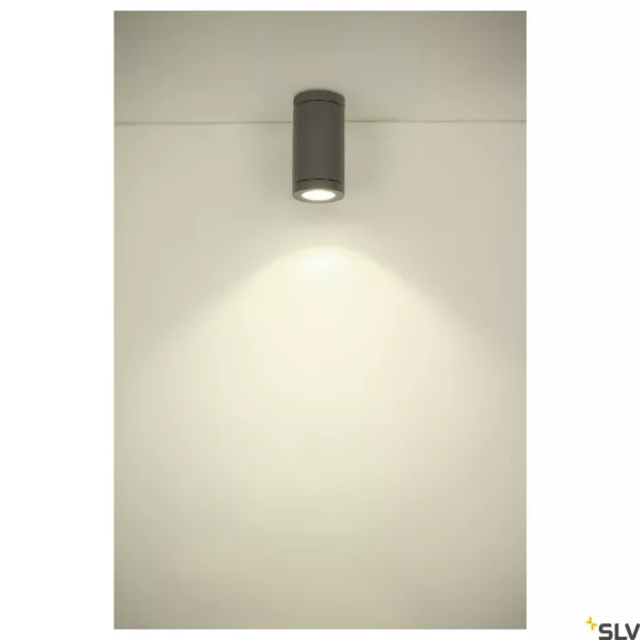 ENOLA ROUND S LED antracit IP65 9W 3000/4000K kültéri mennyezeti lámpa