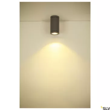   ENOLA ROUND S LED antracit IP65 9W 3000/4000K kültéri mennyezeti lámpa