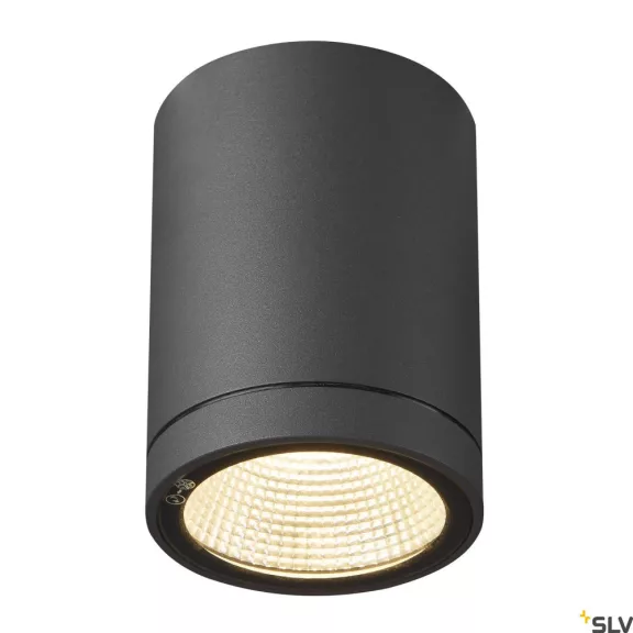 ENOLA ROUND S LED antracit IP65 9W 3000/4000K kültéri mennyezeti lámpa