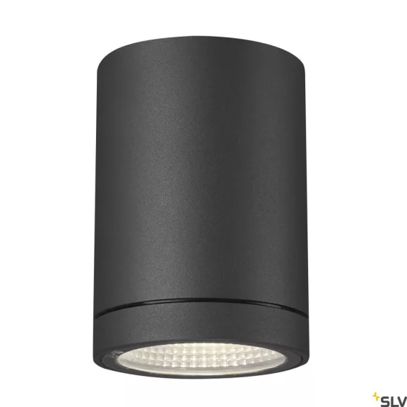 ENOLA ROUND S LED antracit IP65 9W 3000/4000K kültéri mennyezeti lámpa