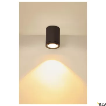   ENOLA ROUND M LED antracit IP65 10W 3000/4000K kültéri mennyezeti lámpa