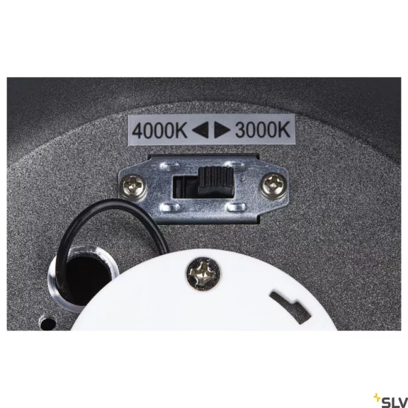 ENOLA ROUND M LED antracit IP65 10W 3000/4000K kültéri mennyezeti lámpa