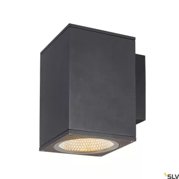   ENOLA SQUARE L LED antracit IP65 35W 3000/4000K kültéri fali lámpa