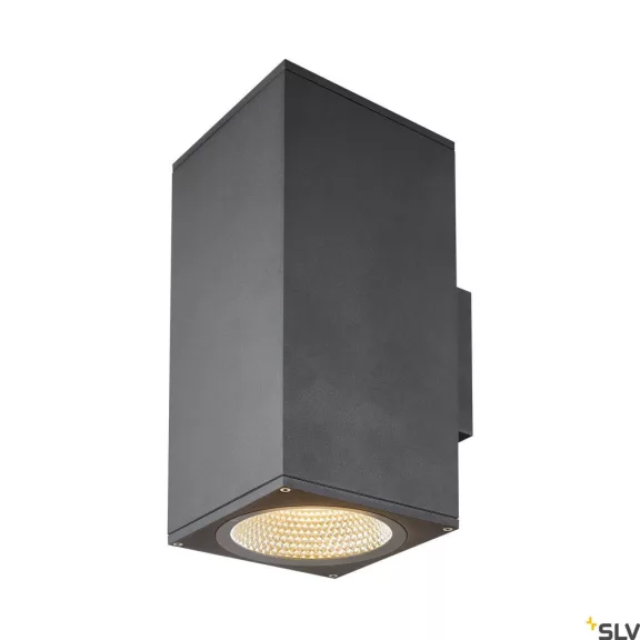 ENOLA SQUARE UP-DOWN L LED antracit IP65 53W 3000/4000K kültéri fali lámpa