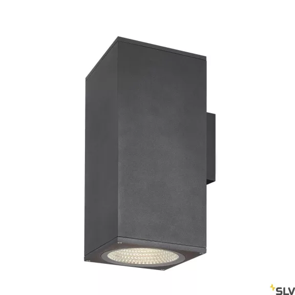 ENOLA SQUARE UP-DOWN L LED antracit IP65 53W 3000/4000K kültéri fali lámpa