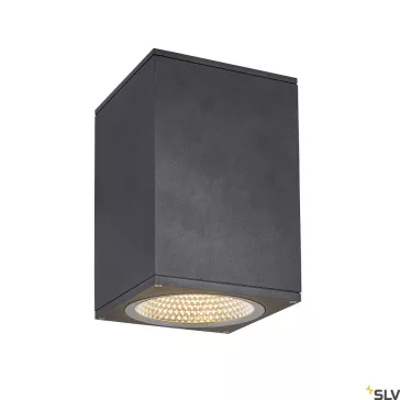   ENOLA SQUARE L LED antracit IP65 35W 3000/4000K kültéri mennyezeti lámpa