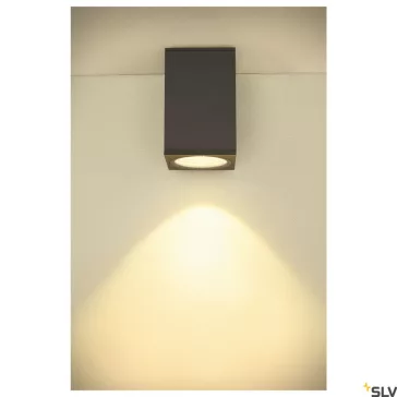   ENOLA SQUARE L LED antracit IP65 35W 3000/4000K kültéri mennyezeti lámpa