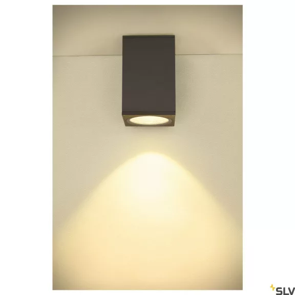 ENOLA SQUARE L LED antracit IP65 35W 3000/4000K kültéri mennyezeti lámpa