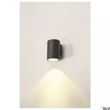   ENOLA ROUND L LED antracit IP65 35W 3000/4000K kültéri fali lámpa