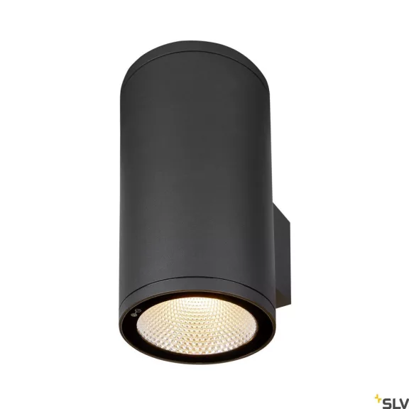 ENOLA ROUND UP-DOWN L LED antracit IP65 53W 3000/4000K kültéri fali lámpa