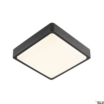   AINOS SQUARE antracit IP65 17W 3000K, 4000K kültéri fali és mennyezeti LED lámpa