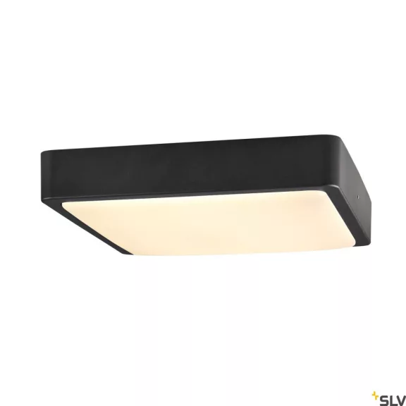 AINOS SQUARE antracit IP65 17W 3000K, 4000K kültéri fali és mennyezeti LED lámpa