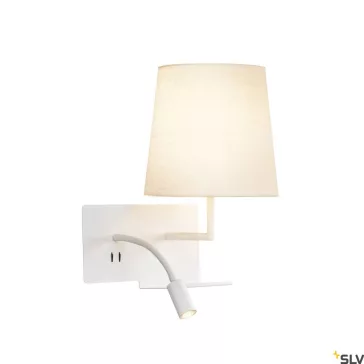   SOMNILA FLEX LED fehér 40W 3000K 110° USB-s fali JOBB oldali éjjeli lámpa flexibilis fejjel