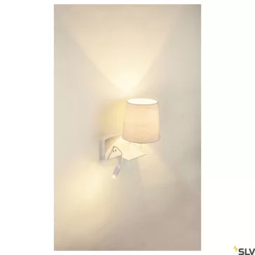   SOMNILA FLEX LED fehér 40W 3000K 110° USB-s fali JOBB oldali éjjeli lámpa flexibilis fejjel