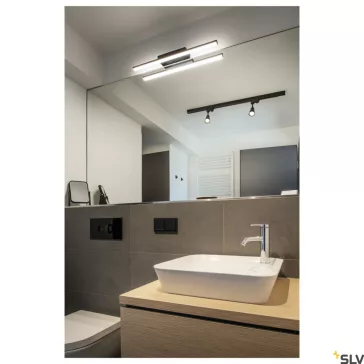   GLENOS 60 LED fekete 12w 3000/4000K 120° tükörmegvilágító lámpa