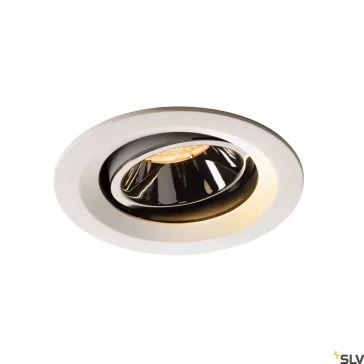   NUMINOS MOVE DL M fehér-króm 13.5cm 2700K 40° 17,55W állítható süllyesztett LED spot lámpa