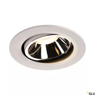   NUMINOS MOVE DL L fehér-króm 16cm 3000K 55° 25,41W állítható süllyesztett LED spot lámpa