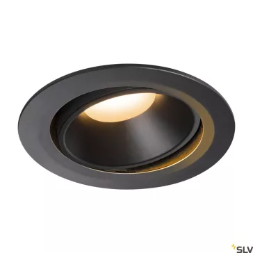   NUMINOS MOVE DL XL fekete 19cm 2700K 20° 37,4W állítható süllyesztett LED spot lámpa