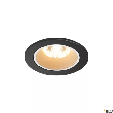   NUMINOS DL S fekete-fehér 8cm 2700K 20° 8,6W süllyesztett LED spot lámpa
